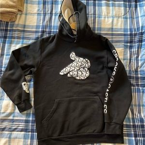 Crooks&castles Black Gun Emoji Hoodie SizeM